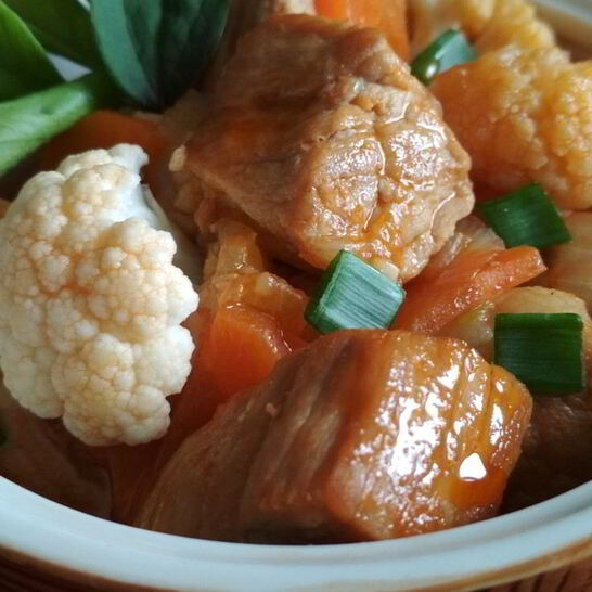 Рецепт жаркого с цветной капустой