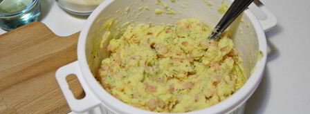 картофельные зразы с креветками. Шаг 5