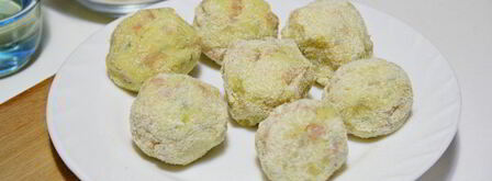 картофельные зразы с креветками. Шаг 6