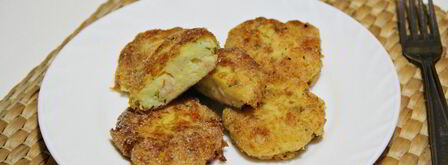 картофельные зразы с креветками. Шаг 8