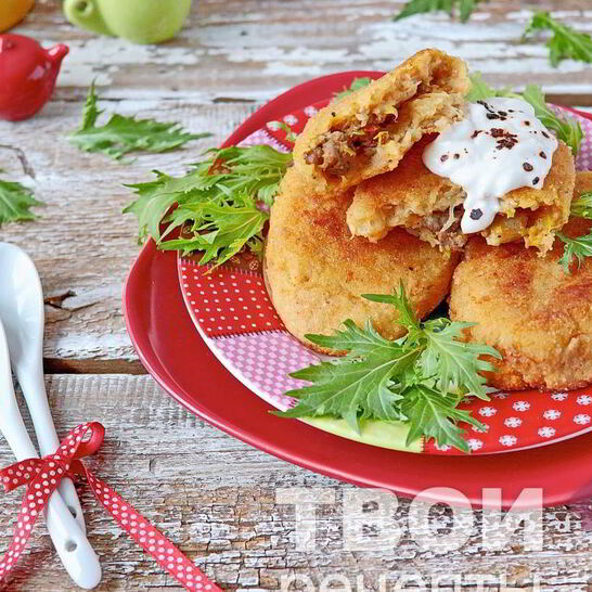 Рецепт картофельных зраз с мясом