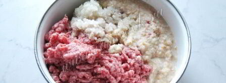 мясные зразы с омлетом. Шаг 4