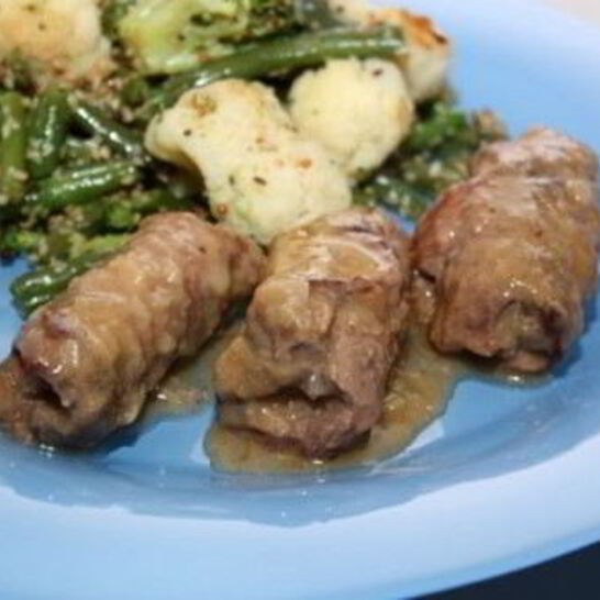 Рецепт зраз из говядины с начинкой из сухарей по-варшавски