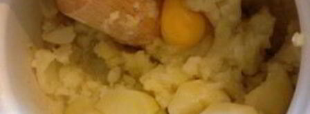 зразы картофельные с мясом в духовке. Шаг 3