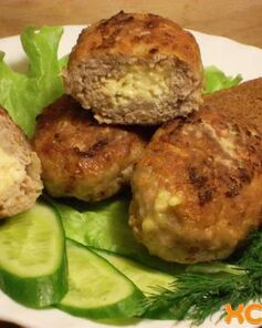 Зразы мясные с сыром