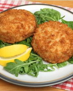 Зразы рыбные с сыром и шпинатом