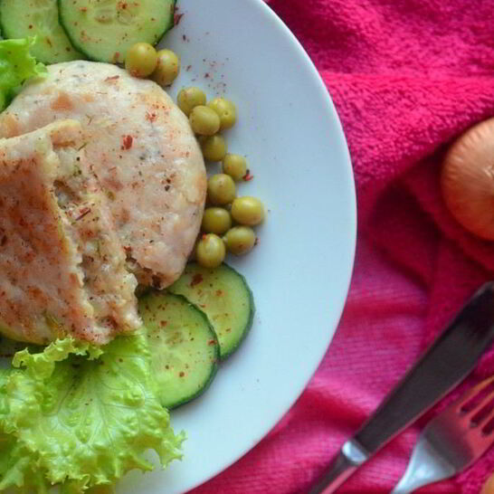 Рецепт зраз с геркулесом и жареным луком