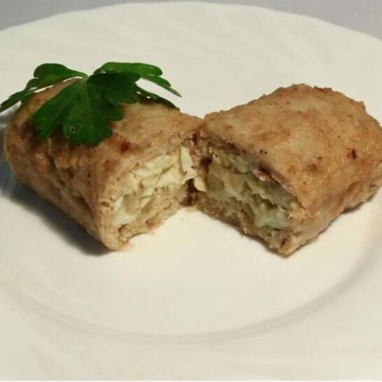 Рецепт зраз с грибами и яйцом