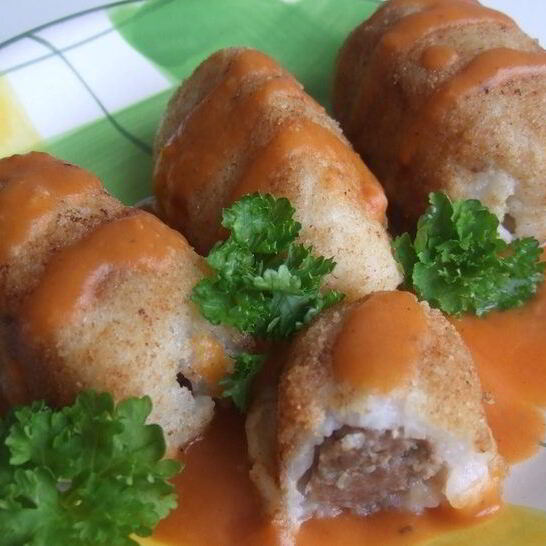 Рецепт зраз с рисом и фаршем