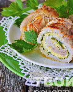 Зразы с яйцом