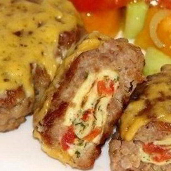 Рецепт зраз в сырно-чесночном соусе