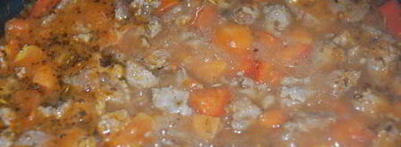 гречка по-флотски. Шаг 6