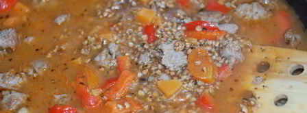 гречка по-флотски. Шаг 8