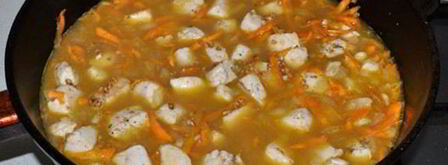 гречка по-купечески с куриным филе. Шаг 6