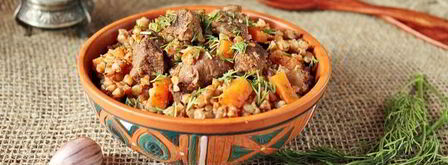 гречка с говядиной в мультиварке. Шаг 13