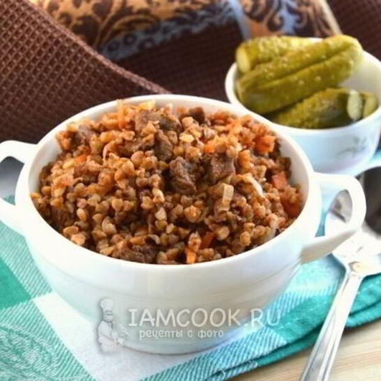 Рецепт гречки с говядиной