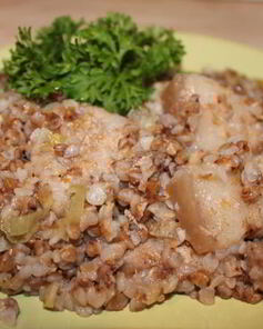 Гречка с грудинкой в мультиварке