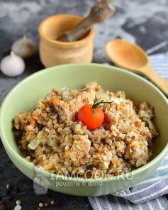 Гречка с индейкой в мультиварке