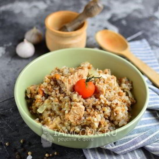 Рецепт гречки с индейкой в мультиварке