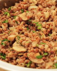 Гречка с курицей и грибами