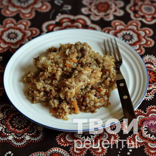 Рецепт гречки с курицей в мультиварке