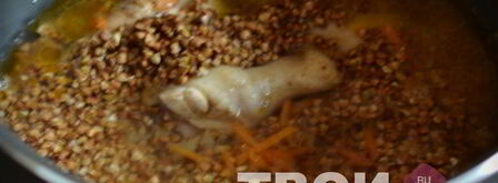 гречка с курицей в мультиварке. Шаг 9