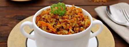 гречка с морковью и луком в мультиварке. Шаг 9