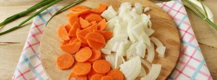 гречка с овощами на сковороде. Шаг 4