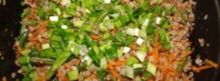 гречка, тушенная с овощами. Шаг 4