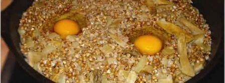 гречневая каша с белыми грибами. Шаг 17