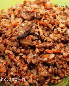 Гречневая каша с овощами