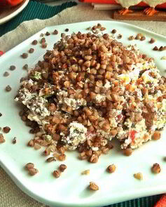 Гречневая каша с творогом