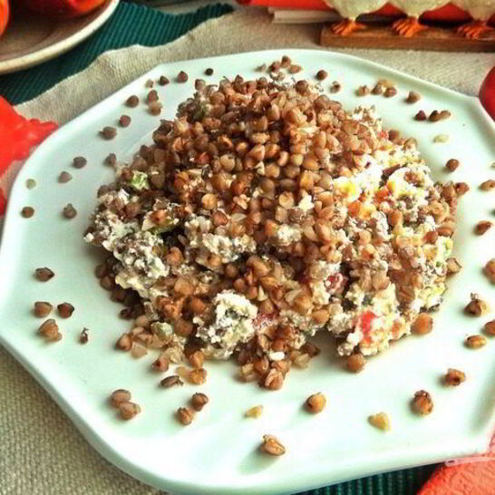 Рецепт гречневой каши с творогом