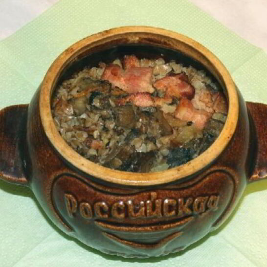 Рецепт гречневой каши в горшочке