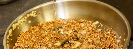 сливочная гречка с говяжьим языком. Шаг 7