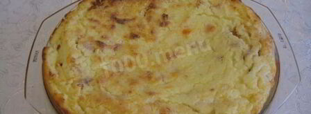 гурьевская каша с изюмом орехами и цукатами. Шаг 4