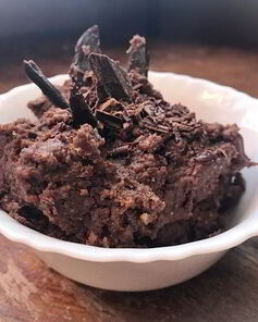 Густая шоколадная каша