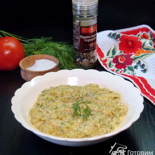 Рецепт кабачковой каши со сметаной по-венгерски февзелек