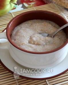 Каша из льняного семени