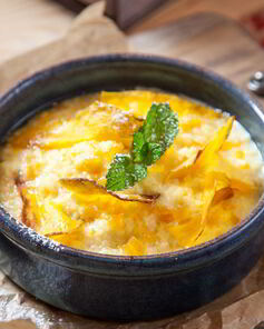 Каша пшенная с тыквой и курагой