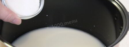 каша рисовая молочная в мультиварке. Шаг 7