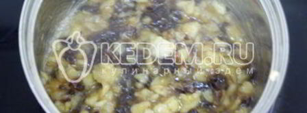 каша рисовая с бананом и черносливом. Шаг 7