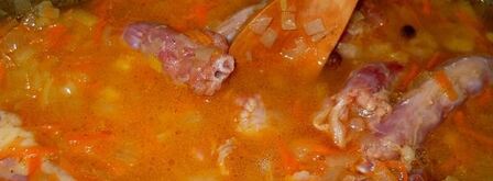 каша кукурузная с мясом и овощами. Шаг 5