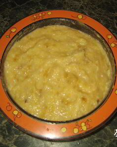 Кукурузная каша с бананом