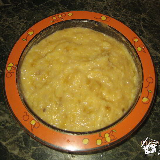 Рецепт кукурузной каши с бананом