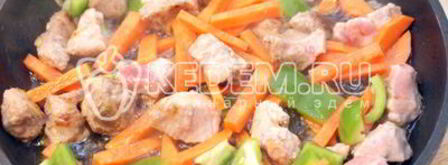 кукурузная каша с мясом по-деревенски. Шаг 5