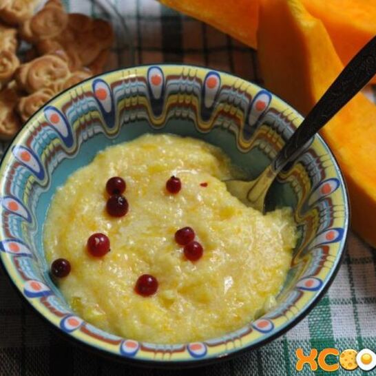 Рецепт кукурузной каши с тыквой