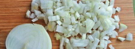 полента с беконом и овощами. Шаг 4