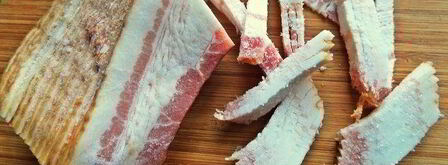 полента с беконом и овощами. Шаг 6