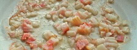 полента с беконом и овощами. Шаг 7